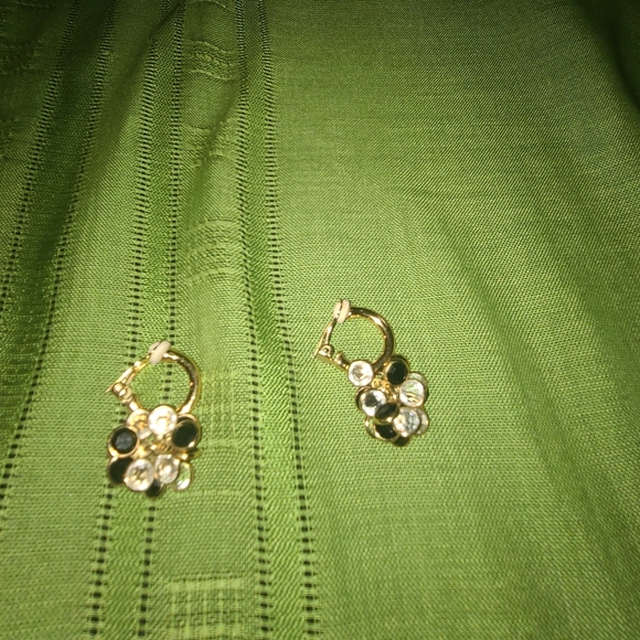 Ross Simons 14K 3 Strand Blk Onyx Bead Prl Necklace w/Large FWP w Earrings - Picture 7 of 8